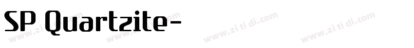 SP Quartzite字体转换